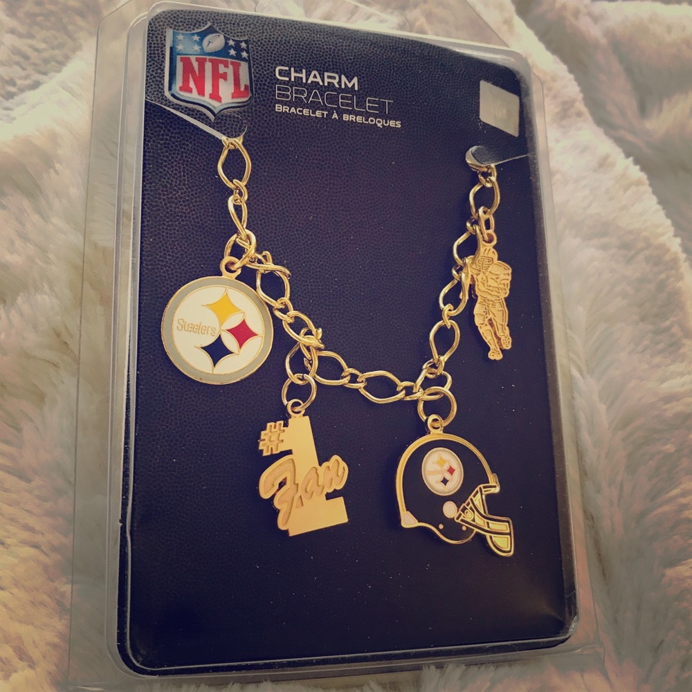 Steelers NFL Charm Bracelet